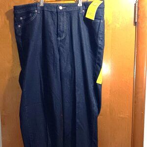 NWT Venezia Lane Bryant Women's 4T Dark Wash Straight Leg Denim Blue Jeans
